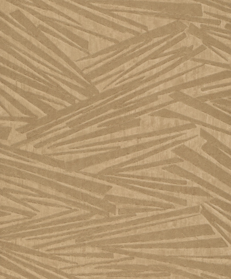 Sky Lounge Abstract Wallpaper in Petrol, Beige, Grey and Gold